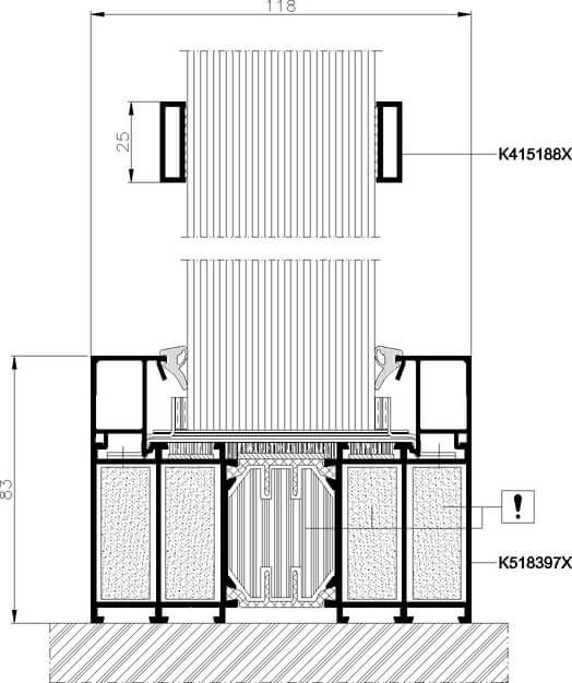 MB118-EI Doornseden profiel