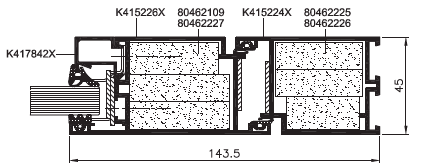 MB45 EW Doornseden profiel