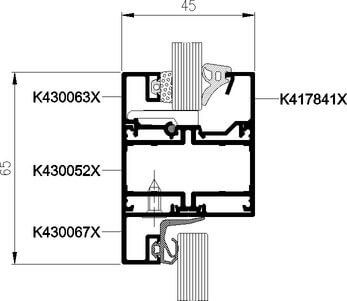 MB45-OFFICE Doornseden profiel