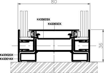 MB80-OFFICE Doornseden profiel